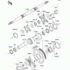 KFX 250 Mojave (KSF250-A17) Задняя ступица колеса