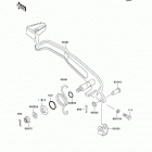 KFX 250 Mojave (KSF250-A17) Педаль тормоза