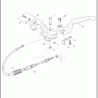 XL883N 4LE2 IRON 883 (2022) Привод управления сцеплением