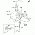 KFX80 (KSF80-A1) Fuel tank(ksf80-a1 / a2)