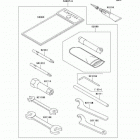 KFX 250 Mojave (KSF250-A17) Owner's tools