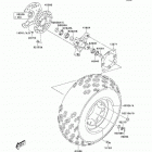 KFX400 (KSF400-A2) Переднее колесо