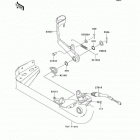 Prairie 650 4X4 Advantage Classic (KVF650-B2) Педаль тормоза