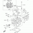 KFX400 (KSF400-A2) Головка цилиндра
