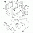 KFX 250 Mojave (KSF250-A17) Радиатор