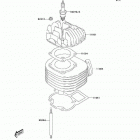 KFX80 (KSF80-A1) Головка цилиндра