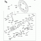 KFX 250 Mojave (KSF250-A17) Rear brake(ksf250-a15-a17)