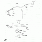 KFX80 (KSF80-A1) Педаль тормоза