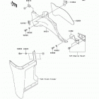 Prairie 360 4X4 (KVF360-A1) Боковые обтекатели