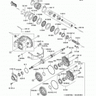 Prairie 360 4X4 (KVF360-A1) Карданный вал - задний