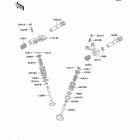 KFX 250 Mojave (KSF250-A17) Клапана