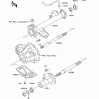 Bayou 250 (KLF250-A2) Задняя ось