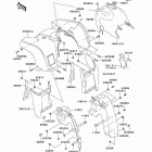 Prairie 360 4X4 (KVF360-A1) Переднее крыло(ья)