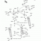 Bayou 250 (KLF250-A2) Задняя подвеска