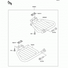 CANADA ONLY (KLF300-C15) Optional parts(footrests)