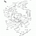 Prairie 360 4X4 (KVF360-A1) Заднее крыло