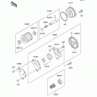 KLR250 (KL250-D17) Масляный насос