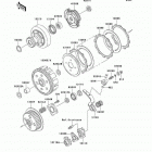 Bayou 250 (KLF250-A2) Сцепление