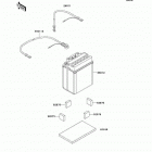 Prairie 360 4X4 (KVF360-A1) Optional parts(cn)(battery)