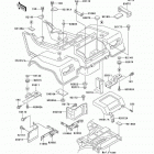 Bayou 250 (KLF250-A2) Заднее крыло