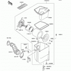 Bayou 300 (KLF300-B16) Воздухозаборник