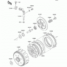KFX 250 Mojave (KSF250-A17) Сцепление