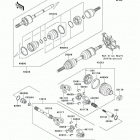 CANADA ONLY (KLF300-C15) Drive shaft(front)
