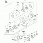 KFX 250 Mojave (KSF250-A17) Коленвал