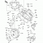 KFX 250 Mojave (KSF250-A17) Крышки двигателя