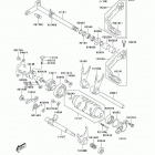 KFX400 (KSF400-A2) Механизм переключения передач