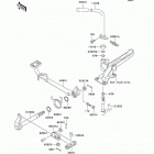 Bayou 300 (KLF300-B16) Педаль тормоза