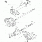 Bayou 300 (KLF300-B16) Задняя ось
