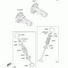 KFX400 (KSF400-A2) Распред вал  / клапана