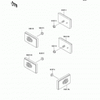 CANADA ONLY (KLF300-C15) Отражатели