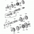 KDX200 (KDX200-C2) Трансмиссия