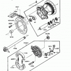 KDX200 (KDX200-C2) Задняя ступица колеса