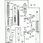 KDX200 (KDX200-C2) Передняя вилка