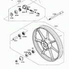 Vulcan 88 (VN1500-A1) Front hub(&namija001440)