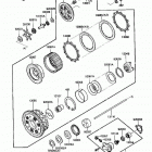 Concours (ZG1000-A2) Сцепление