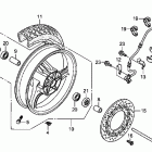 NT700VA Переднее колесо