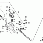 CRF450R Главный тормозной цилиндр - передний