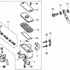 GOLD WING  GL1800 Главный тормозной цилиндр - передний