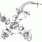 SABRE VT1300CS Intake manifold - injector