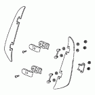 GOLD WING  GL1800 Windshield air deflector (standard)