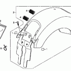 STATELINE ABS  VT1300CRA Заднее крыло