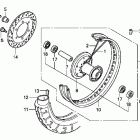 SHADOW PHANTOM VT750C2B Переднее колесо