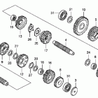SHADOW PHANTOM VT750C2B Трансмиссия