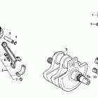 SHADOW RS VT750RS Коленвал,поршни