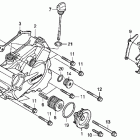 CRF250R Крышка картера левая