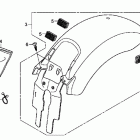 SABRE VT1300CS Заднее крыло